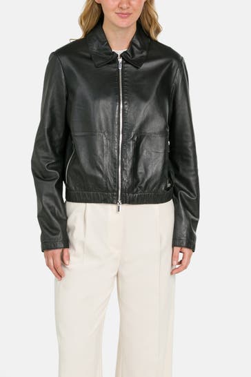 MILESTONE Lederjacke 'MSSugar' schwarz