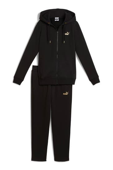 PUMA Trainingsanzug schwarz