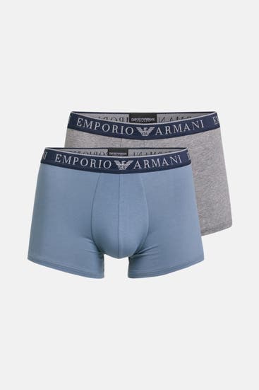 EMPORIO ARMANI - 2er-Pack Boxer Trunks zweifarbig