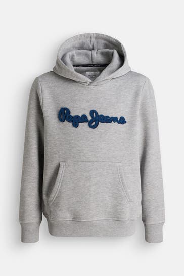 PEPE JEANS Hoodie 'New Lamonty' grau