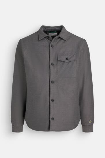LACOSTE Overshirt grau