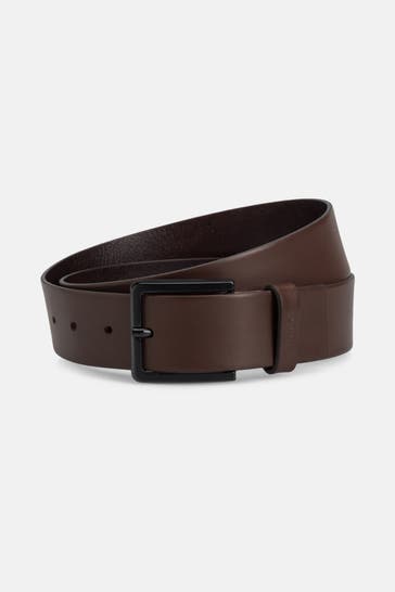 HUGO Business-Gürtel 'Gionio' dunkelbraun