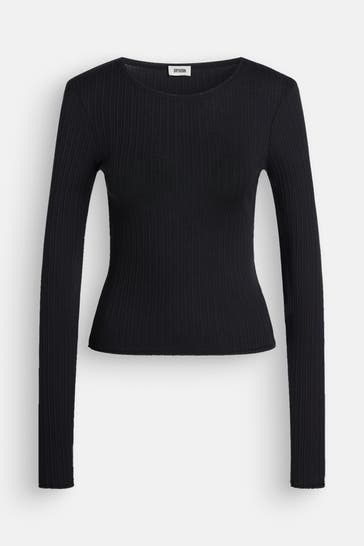 DRYKORN Longsleeve 'Hejuno' schwarz