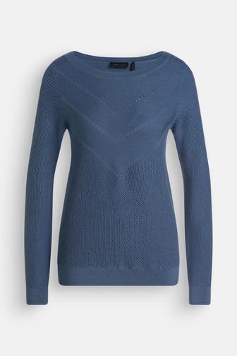 KJUS Wollmixpullover azurblau