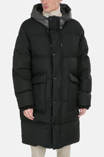 HANDSTICH Daunenmantel 'Preston' schwarz