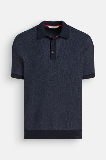 SCOTCH & SODA Strick-Polo dunkelblau