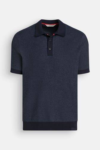 SCOTCH & SODA Strick-Polo dunkelblau