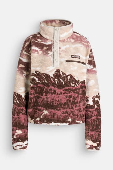 COLUMBIA - Fleece-Troyer 'Helvetia™' gemustert