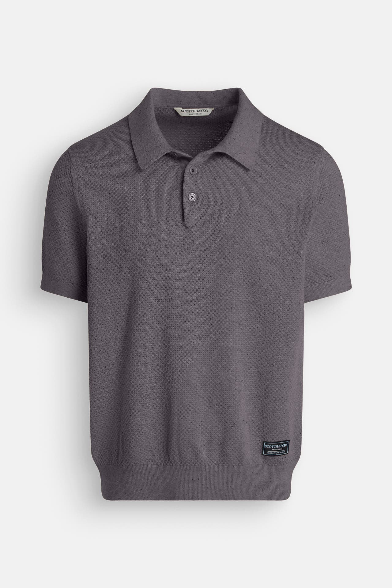 SCOTCH & SODA Strick-Polo grau, Bild 1
