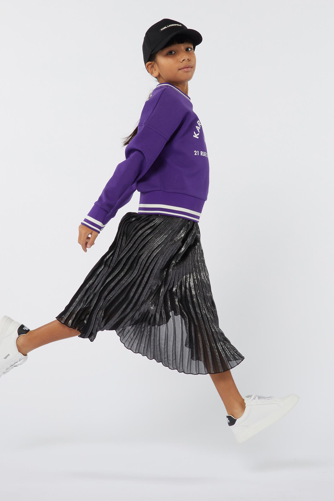 KARL LAGERFELD Sweatshirt lila, Bild 1