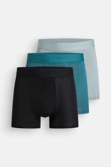 WRANGLER - 3er-Pack Boxer Trunks 'Griffin' mehrfarbig