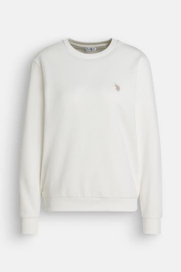 U.S. POLO ASSN. Sweatshirt weiß