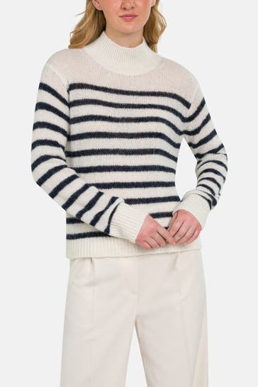 JOOP! Wollmix-Pullover gestreift