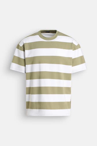 HECHTER Paris T-Shirt oliv gestreift
