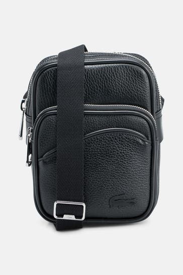LACOSTE Umhängetasche schwarz