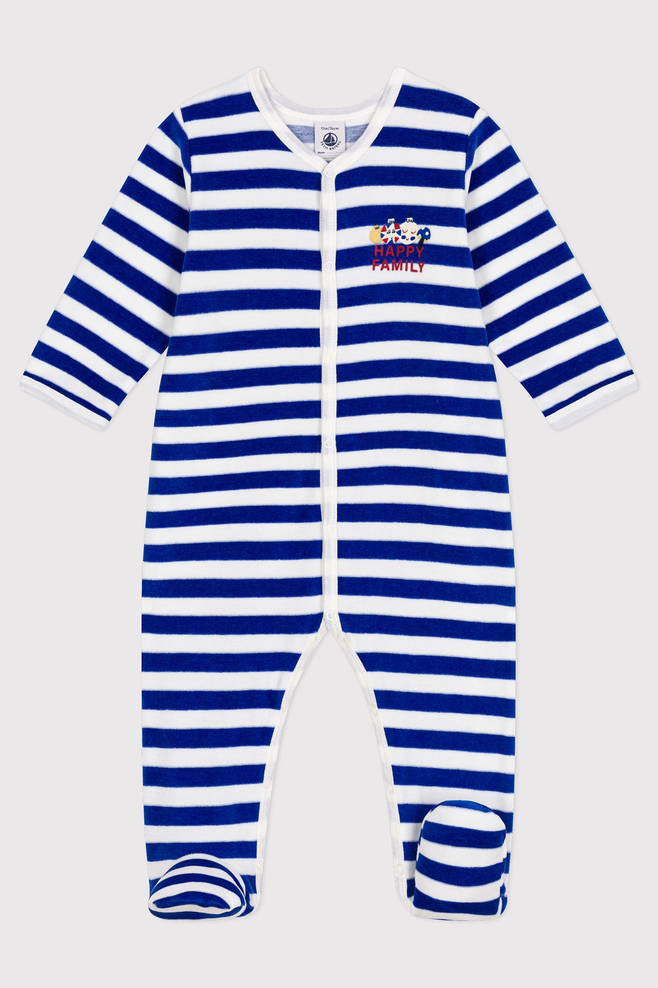 PETIT BATEAU Strampler gestreift, Bild 1