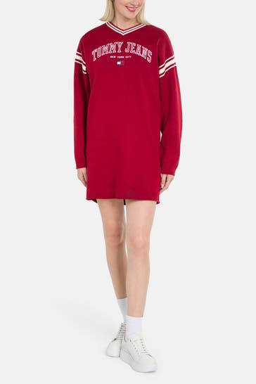 TOMMY HILFIGER Minikleid dunkelrot