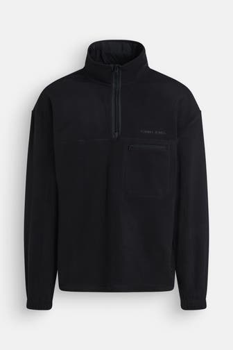 TOMMY HILFIGER Fleecetroyer schwarz