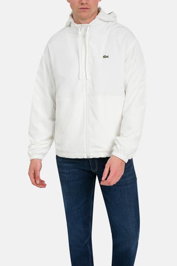 LACOSTE Übergangsjacke weiß