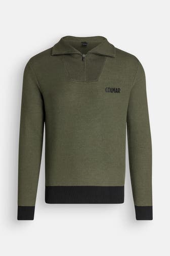 COLMAR Wollmix-Troyer dunkelgrün