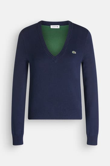 LACOSTE Strickpullover navy