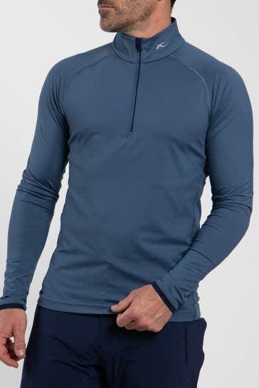 KJUS Midlayer 'Feel' rauchblau