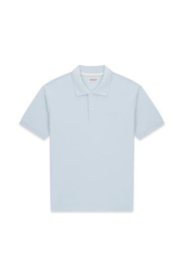 GUESS Polo-Shirt hellblau