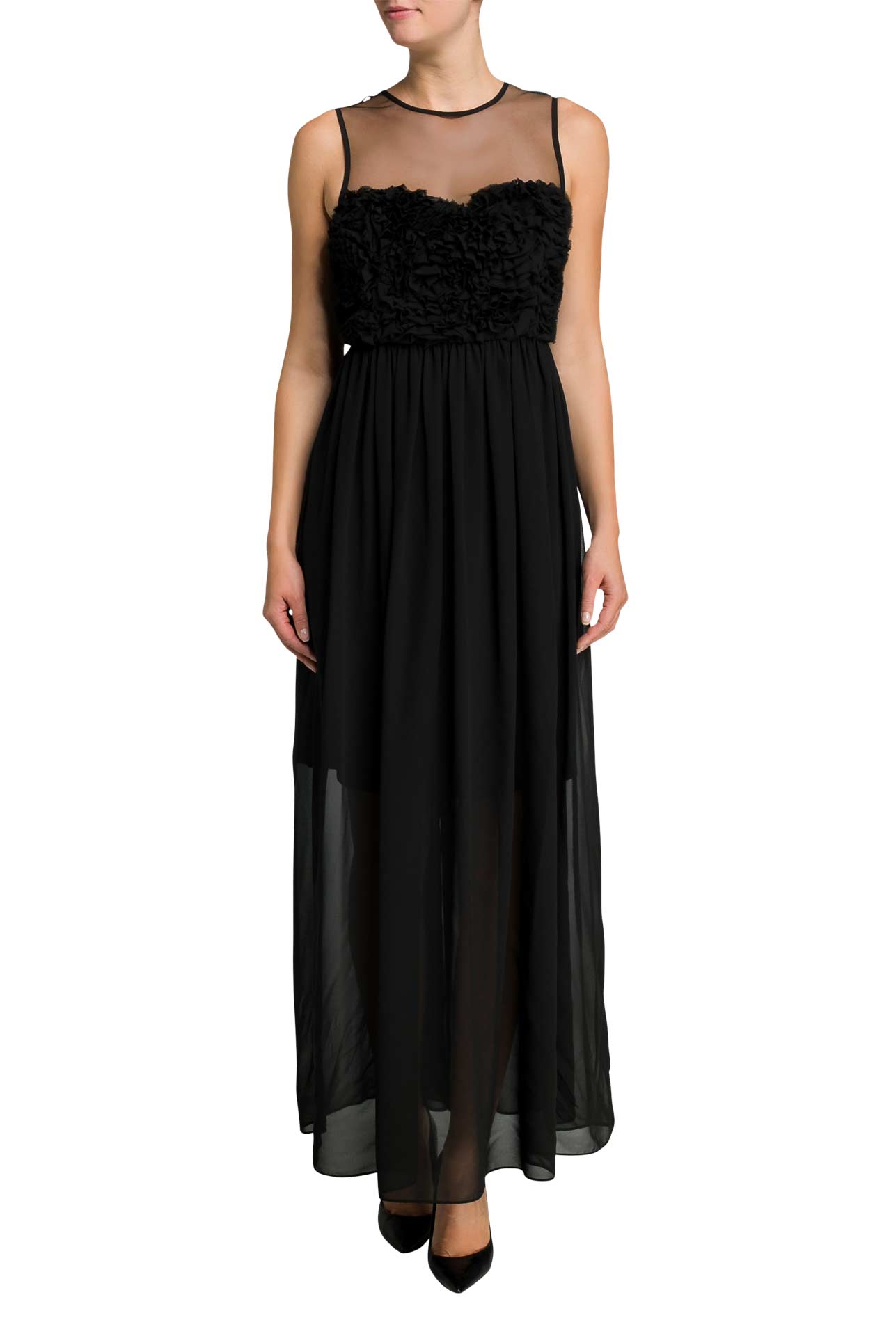 Elegantes Apart Chiffon Kleid Ebenbildbrend11061feed