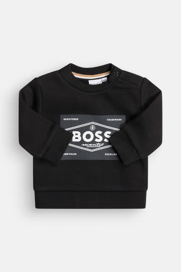 BOSS Sweatshirt schwarz