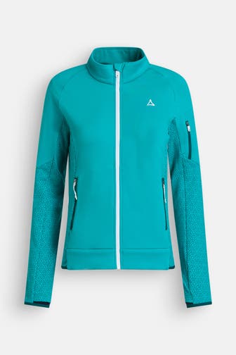 SCHÖFFEL Fleecejacke türkis