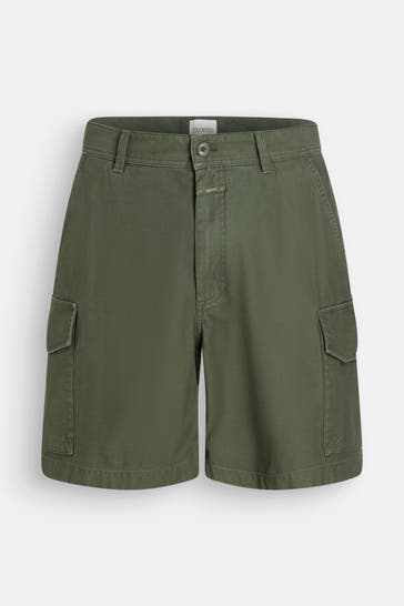 CLOSED Cargo-Shorts tannengrün