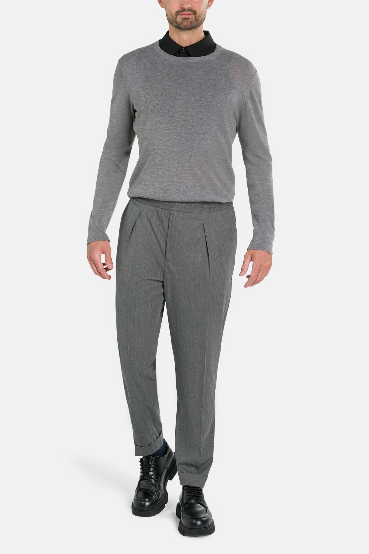 WOOLRICH Wollmix-Stoffhose grau, Bild 1