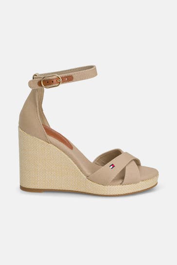 TOMMY HILFIGER Wedges 'Ela' beige