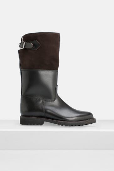 LUDWIG REITER Lederstiefel 'Maronibrater' schwarz