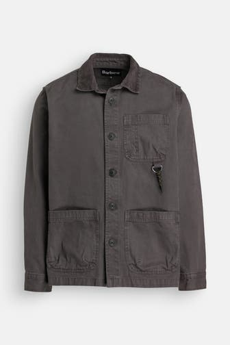 BARBOUR Overshirt 'Bowland' dunkelgrau