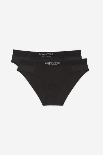 MARC O'POLO 2er-Pack Slips schwarz