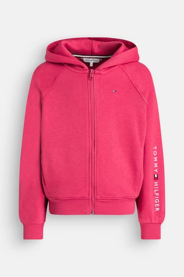 TOMMY HILFIGER Sweatjacke fuchsia