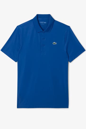 LACOSTE Funktions-Polo blau