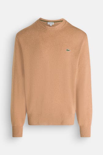 LACOSTE Wollpullover camel