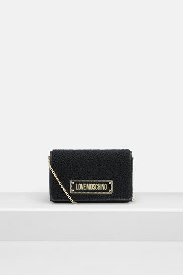LOVE MOSCHINO Umhängetasche schwarz