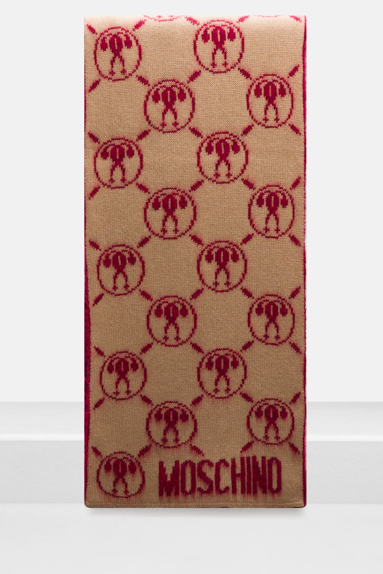 LOVE MOSCHINO Wollmix-Schal gemustert, Bild 1