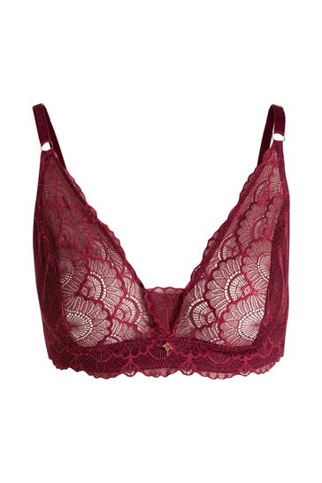 JOOP! Spitzen-Bustier bordeaux