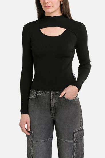 HUGO - Strickpullover 'Soritex' schwarz