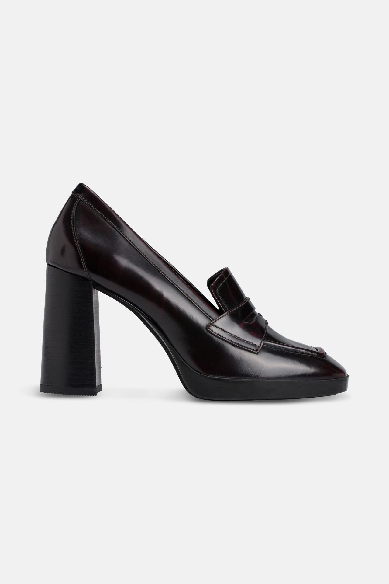 GEOX Leder-Pumps 'Teulada' bordeaux, Bild 1