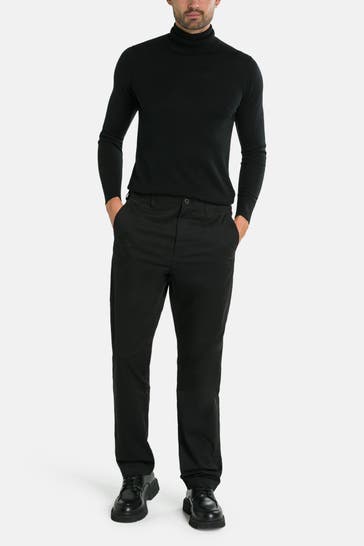 CALVIN KLEIN Stoffhose schwarz