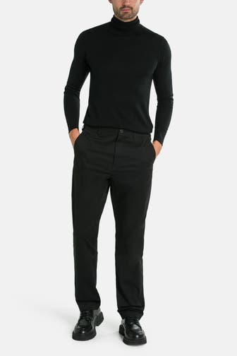 CALVIN KLEIN Stoffhose schwarz