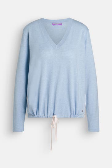 FRIEDA & FREDDIES NY Strickpullover taubenblau