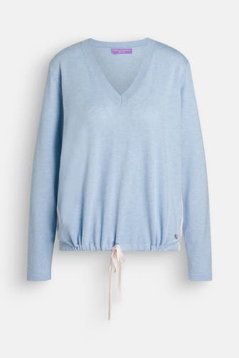 FRIEDA & FREDDIES NY Strickpullover taubenblau