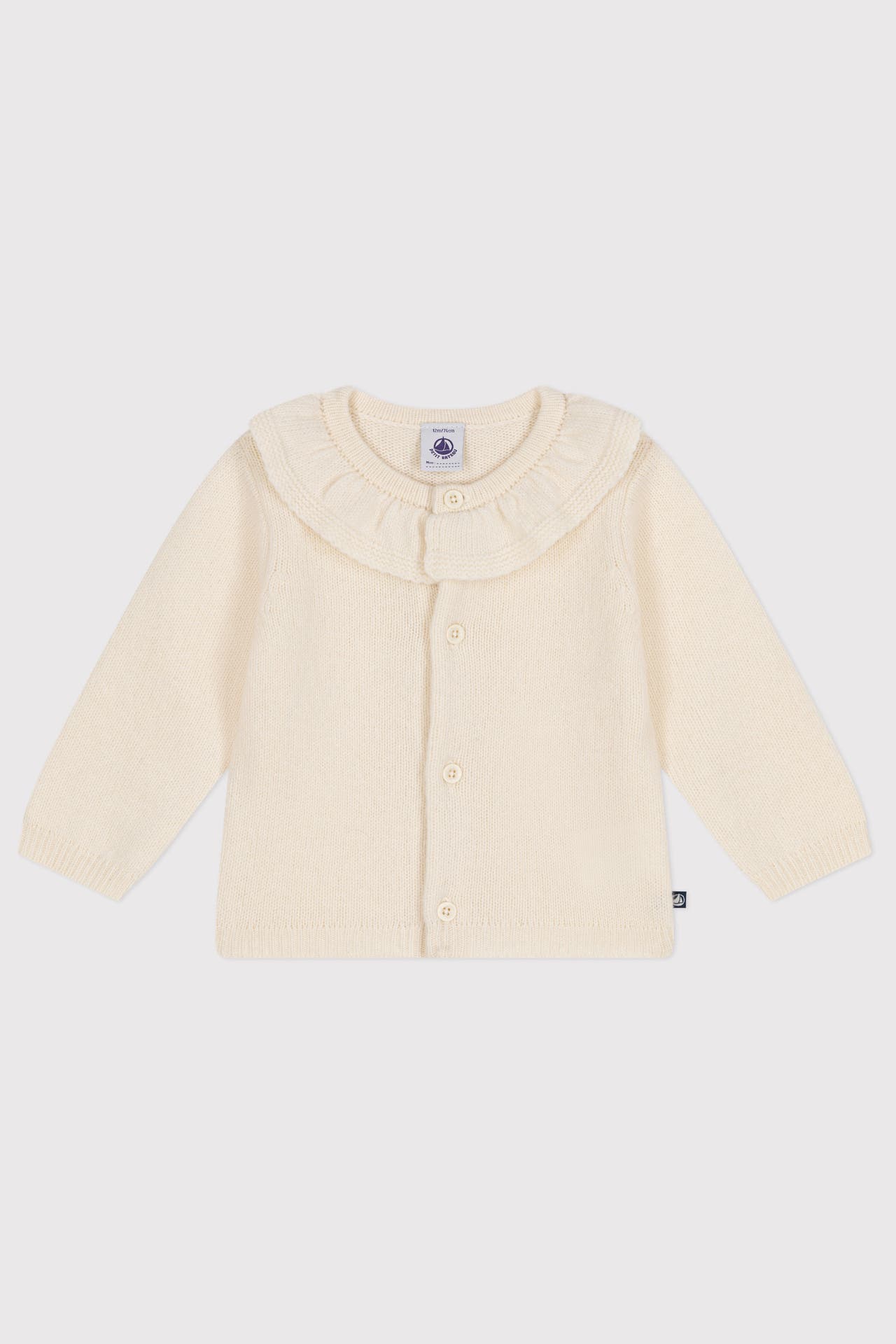 PETIT BATEAU Strickjacke ecru, Bild 1