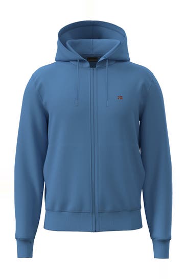NAPAPIJRI Azure blue Sweat Jacket